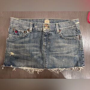 Abercrombie & Fitch Distressed Denim Skirt Size 2